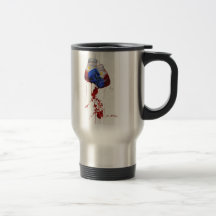 Corazón del guerrero filipino taza