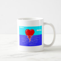Corazón del océano taza