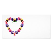 Corazón del pensamiento tarjeta personal