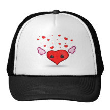 Corazón en amor gorro de camionero