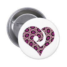 Corazón enganchado estilizado moderno 06 pins