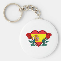 Corazón España Llaveros