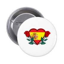 Corazón España Pin