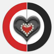 Corazón pegatinas