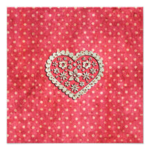 Corazón floral rosado femenino en lunares fotografía  