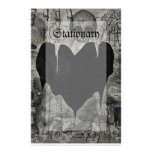 Corazón gótico papeleria