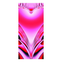 Corazón gótico plantilla de lona