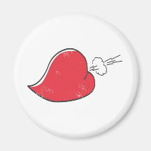 Corazón grosero iman