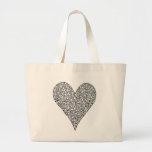 Corazón, hecho de caras bolsa