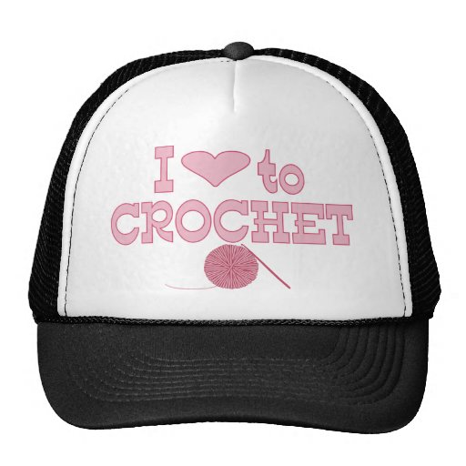 Corazón I a crochet Gorro