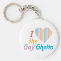 Corazón I el ghetto gay Llavero