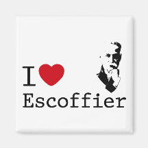 Corazón I más escoffier Imán Para Frigorífico