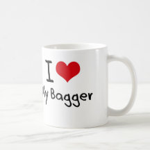 Corazón I mi Bagger Taza De Café