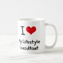 Corazón I mi consultor de la forma de vida Taza De Café
