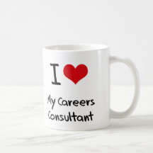 Corazón I mi consultor de las carreras Taza De Café
