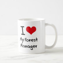 Corazón I mi encargado del bosque Tazas