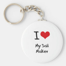 Corazón I mi fabricante de la vela Llavero Personalizado