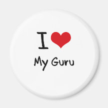 Corazón I mi Guru Iman Para Frigorífico