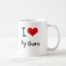 Corazón I mi Guru Taza De Café