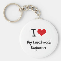 Corazón I mi ingeniero eléctrico Llaveros