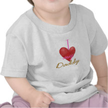 Corazón I mi papá Camiseta