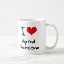 Corazón I mi técnico del cad Taza