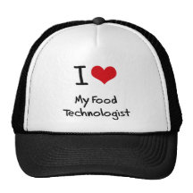 Corazón I mi tecnólogo de la comida Gorros