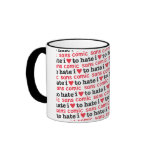 corazón i para odiar cómico sin taza de café