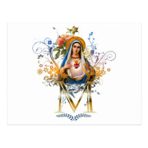 Corazón inmaculado de Maria Tarjeta Postal