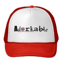 Corazón lindo de Adorkable Gorra