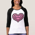 corazón loco camisetas