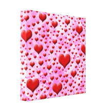 Corazón Lona Envuelta Para Galerías