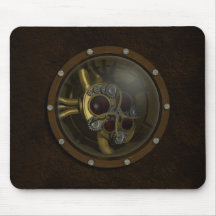 Corazón mecánico Mousepad de SteamPunk