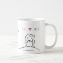 Corazón MEJ de EKJ tazas