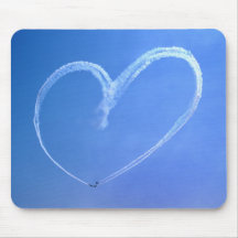 Corazón Mousepad del cielo Tapetes De Raton