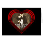 Corazón perfecto cruzado de Criss Tarjetas