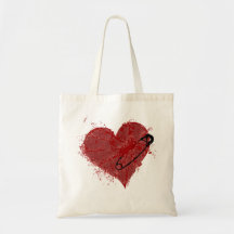Corazón perforado bolsa