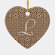 Corazón personalizable Inicial Alhambra 00053 Ornato