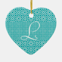 Corazón personalizable Inicial Alhambra 00054 Ornaments Para Arbol De Navidad