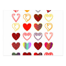 corazón postales