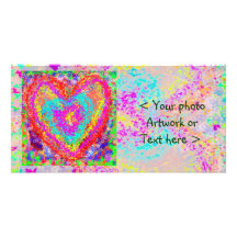Corazón puro - tema romántico tarjetas fotograficas 