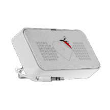 Corazon recortado iPod altavoz
