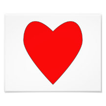 corazón rojo caluroso arte con fotos