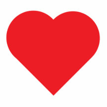 Corazón rojo escultura fotografica
