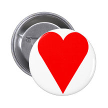 Corazón rojo pin