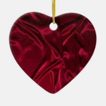 "Corazón rojo sedoso " Ornamentos De Reyes
