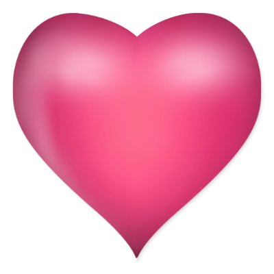corazon rosado