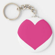 corazón rosado rojo del amor llaveros personalizados