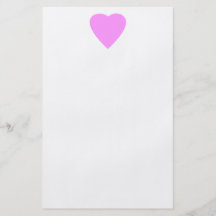 Corazón rosado y blanco bonito del amor flyer a todo color