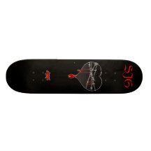 Corazón sangrante V2.0 Skateboad por SJG Patín Personalizado